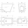 Биде напольное BELBAGNO ARDENTE-R BB003B