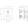 Смеситель для душа BELBAGNO NOVA NOV-SDMC-IN